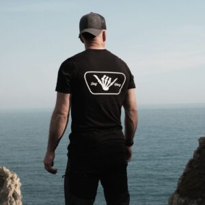 [POD]Stay Wavy Premium Heather Black T- Shirt