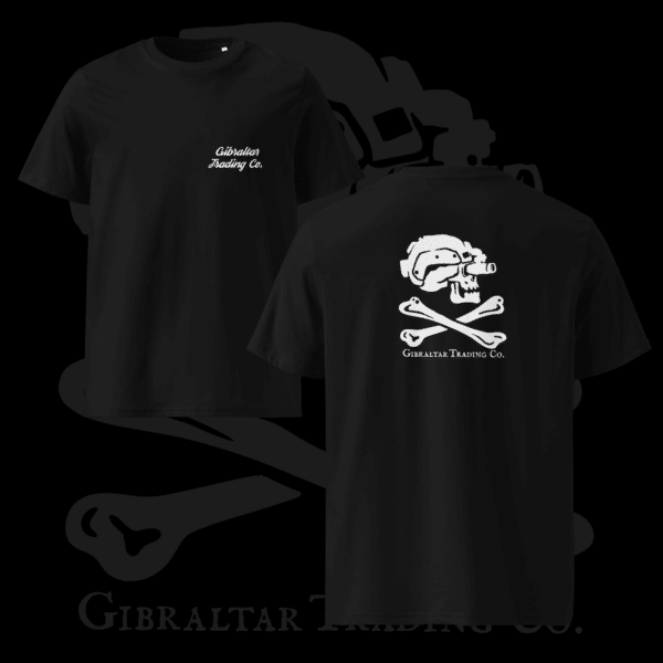 Bone Yard Backed Premium Heather Black T- Shirt