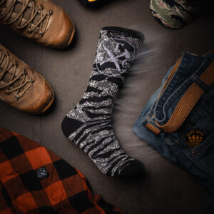 Camo Crew Socks - Night Tiger