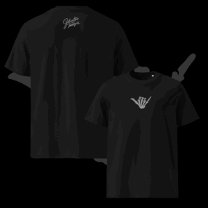 Shaka Premium Heather Black T- Shirt