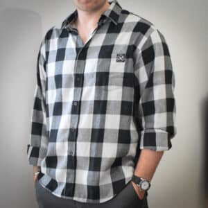 GTC Mk 2 Flannel Shirt - Grey & Black