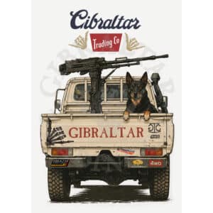 GOBC x GTC Art Print - Dogs love trucks