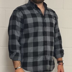 GTC Mk 2 Flannel Shirt - Grey & Black