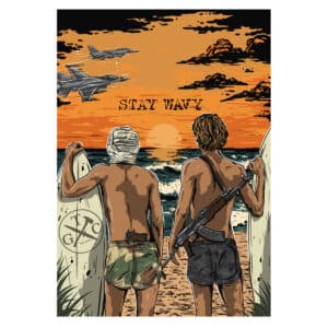 GOBC x GTC Art Print - Surfs Up